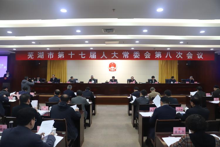 市第十七届人大常委会举行第八次会议